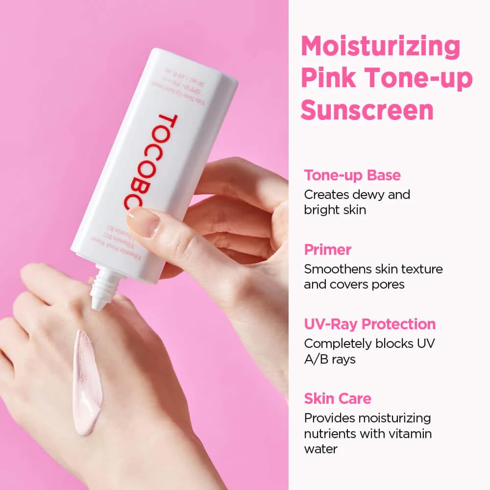 TOCOBO - Vita Tone Up Sun Cream SPF50+ PA++++ (50ml) - Dolly Jolly