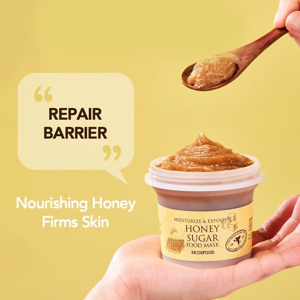 SKINFOOD - HONEY SUGAR FOOD MASK 120G - Dolly Jolly