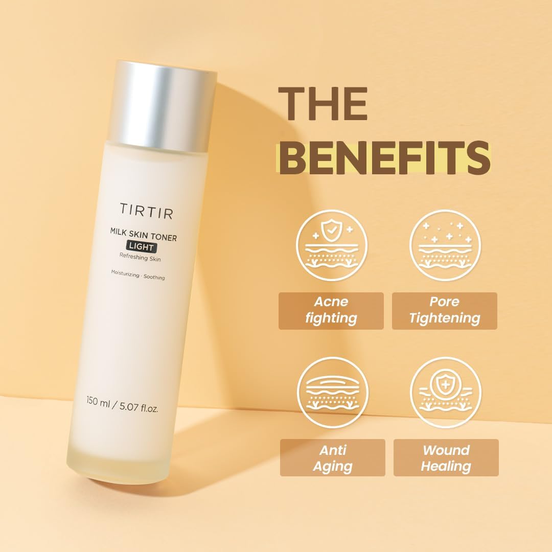 TIRTIR - MILK SKIN TONER LIGHT 150ML - Dolly Jolly LLC