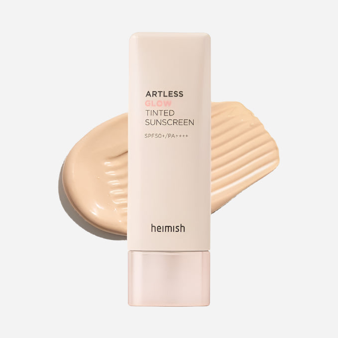 HEIMISH Artless Glow Tinted Sunscreen Shine Beige SPF50+ PA+++ 40ml - Dolly Jolly