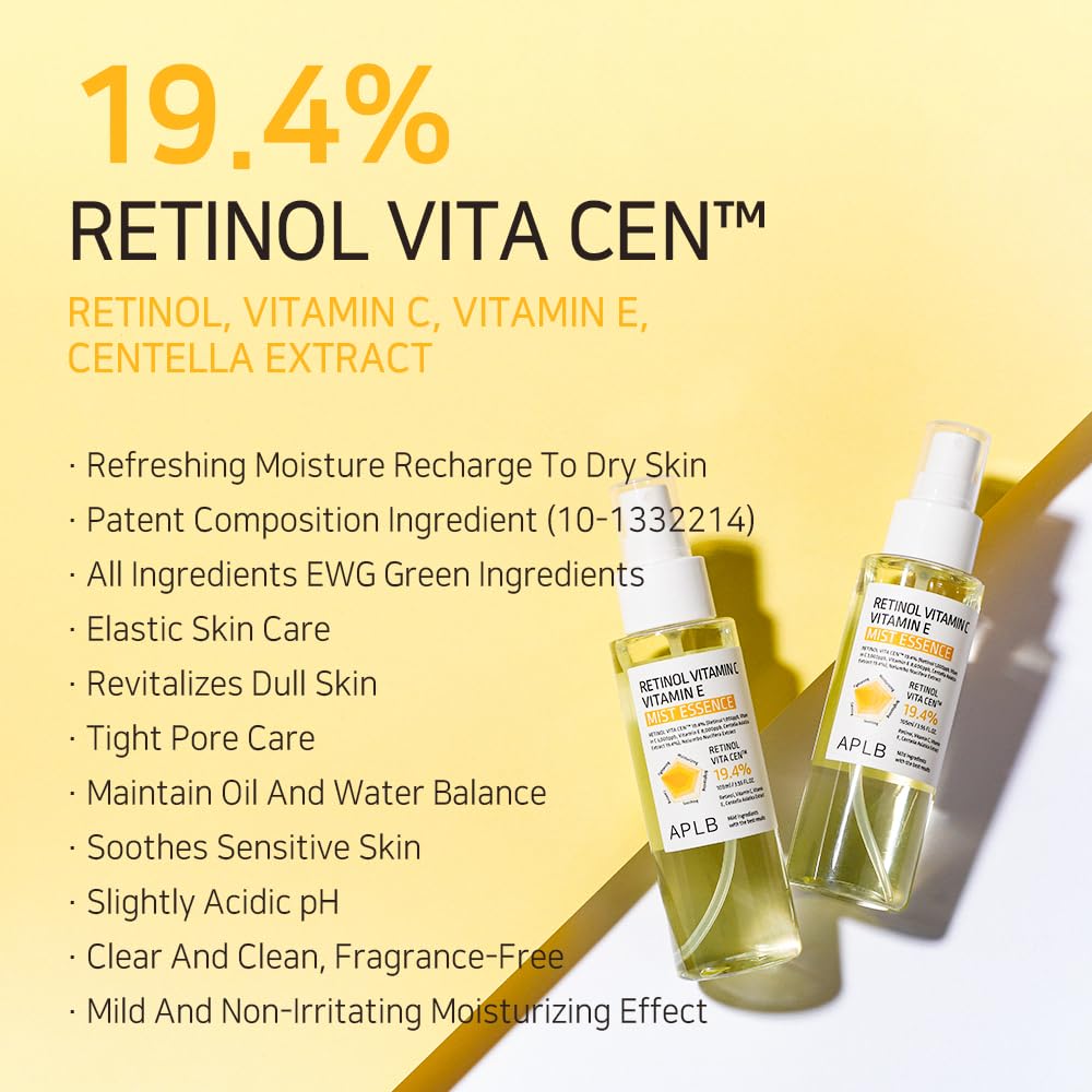 APLB - Retinol Vitamin C Vitamin E Mist Essence - 105ml - Dolly Jolly