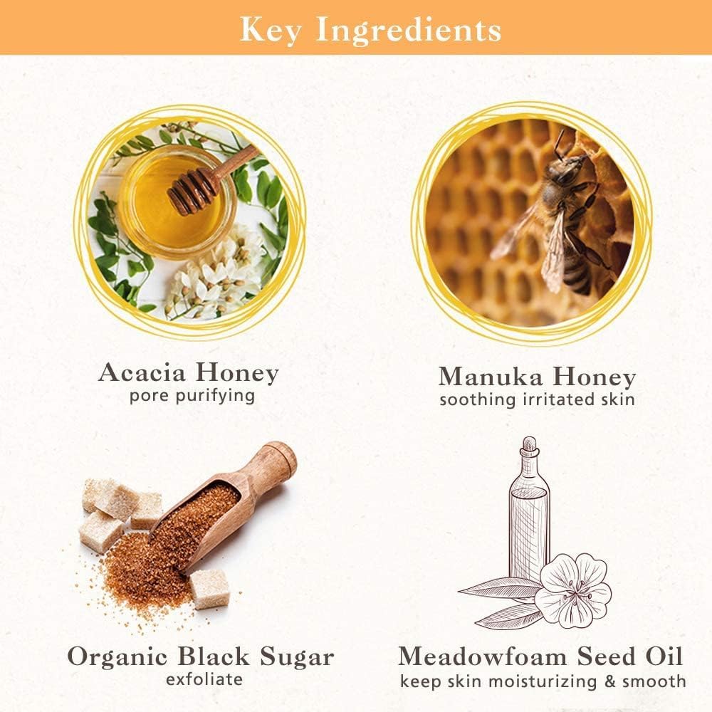 SKINFOOD - HONEY SUGAR FOOD MASK 120G - Dolly Jolly