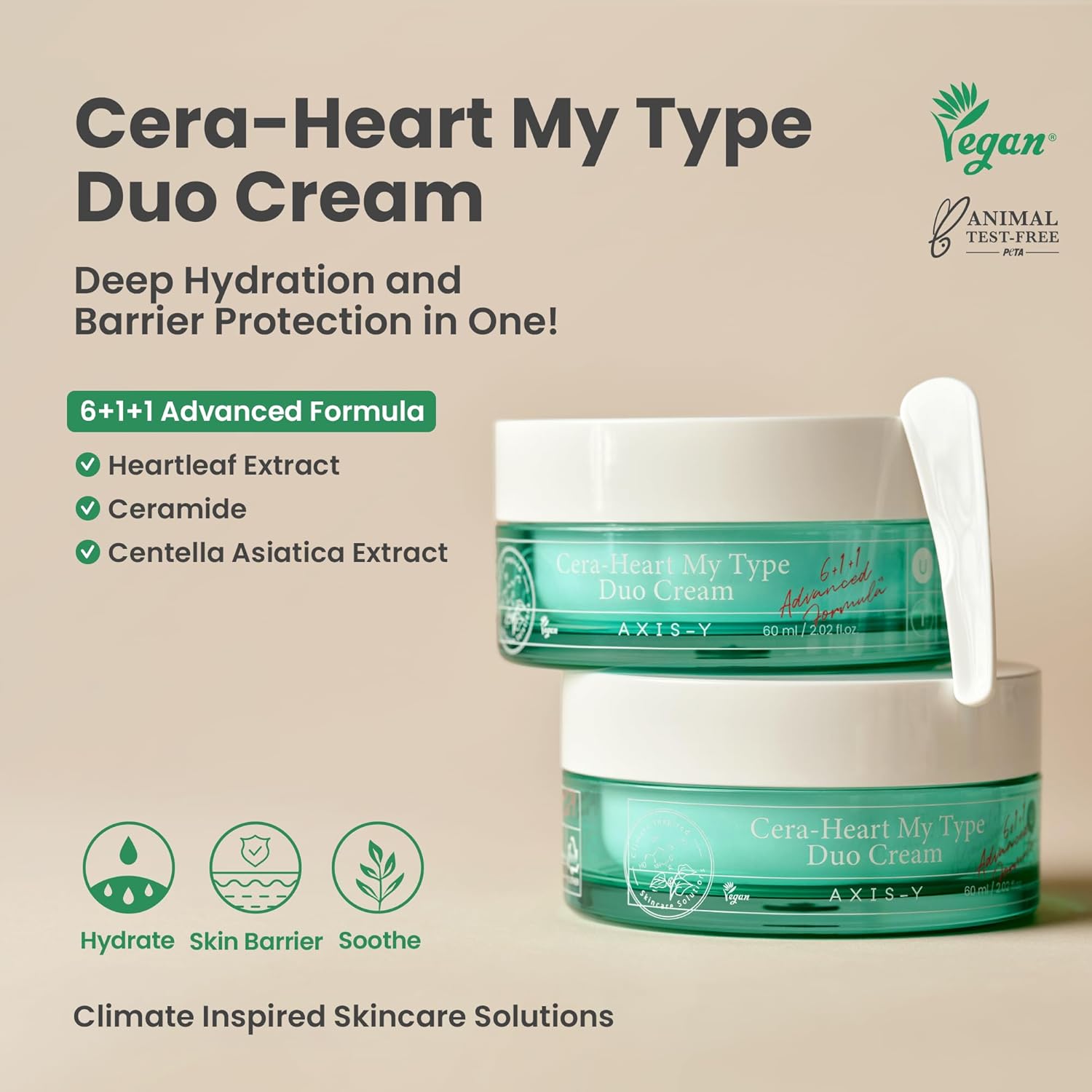 AXIS-Y - Cera-Heart My Type Duo Cream - Dolly Jolly LLC