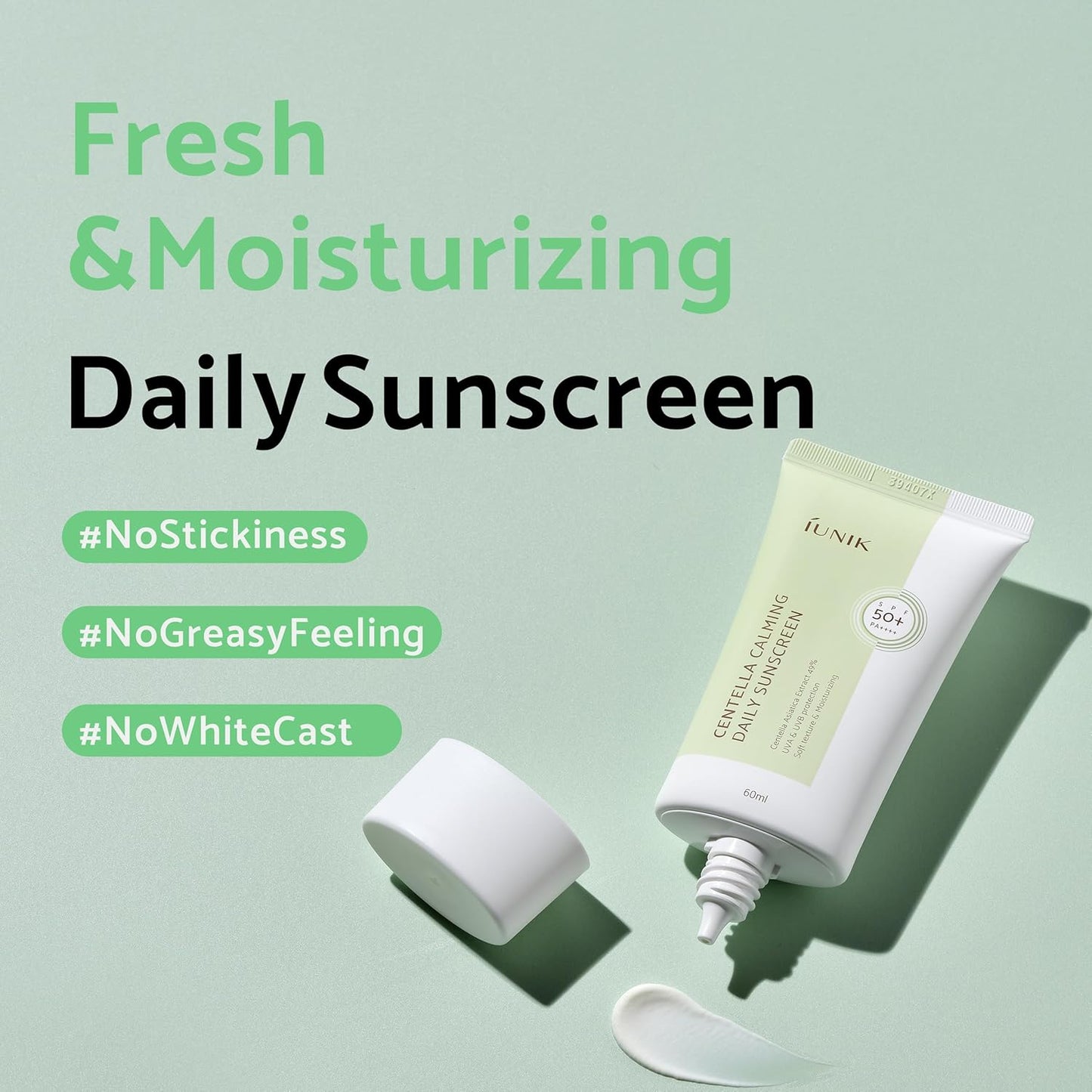 IUNIK - Centella Calming Daily Sunscreen 60ml - Dolly Jolly