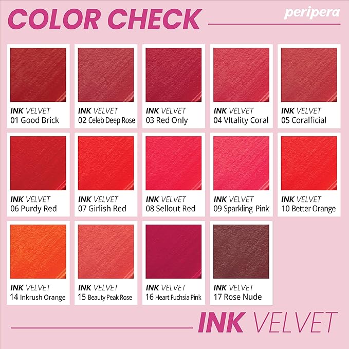 PERIPERA - INK THE VELVET 015 Beauty Peak Rose - Dolly Jolly