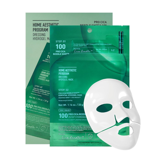 VT - COSMETICS (1EA) PRO CICA REEDLE SHOT® 100 2STEP HYDROGEL MASK - Dolly Jolly LLC