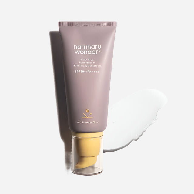Haruharu Wonder - Black Rice Pure Mineral Relief Daily Sunscreen 50ml - Dolly Jolly