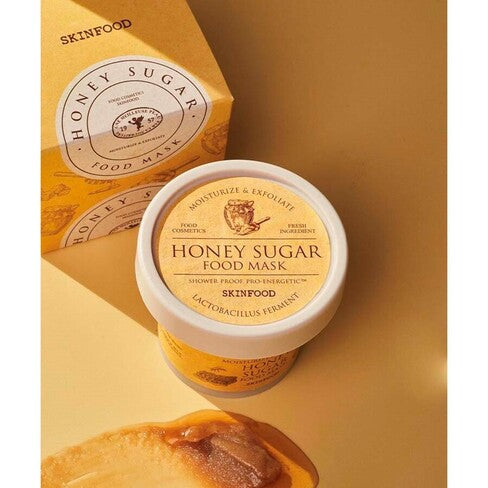 SKINFOOD - HONEY SUGAR FOOD MASK 120G - Dolly Jolly