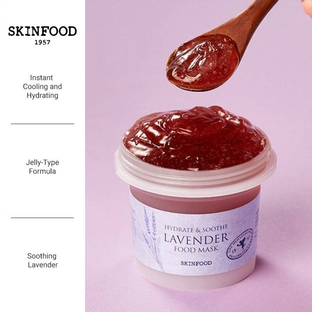 SKINFOOD - LAVENDER FOOD MASK 120G - Dolly Jolly