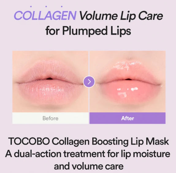 TOCOBO - Collagen Boosting Lip Mask Lavender 20ml - Dolly Jolly
