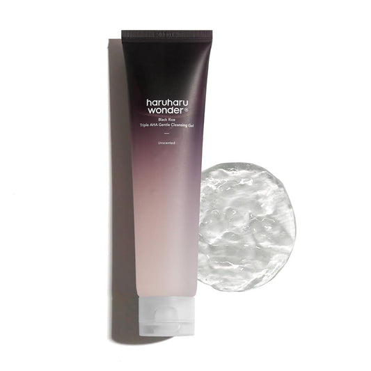 HARUHARU WONDER - Black RiceTriple AHA Gentle Cleansing Gel 100ml - Dolly Jolly