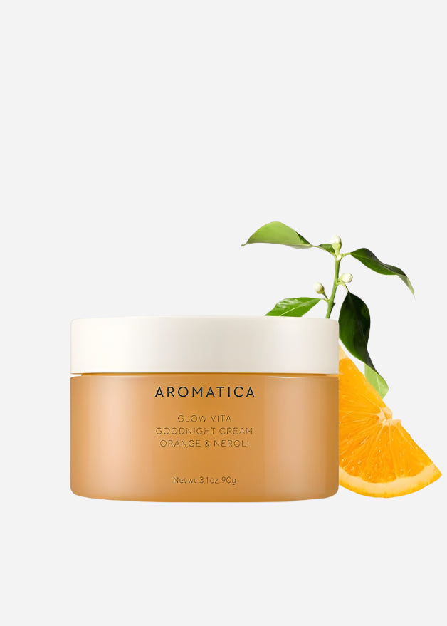 AROMATICA - Glow Vita Goodnight Cream Orange & Neroli 3.1fl oz/90g - Dolly Jolly