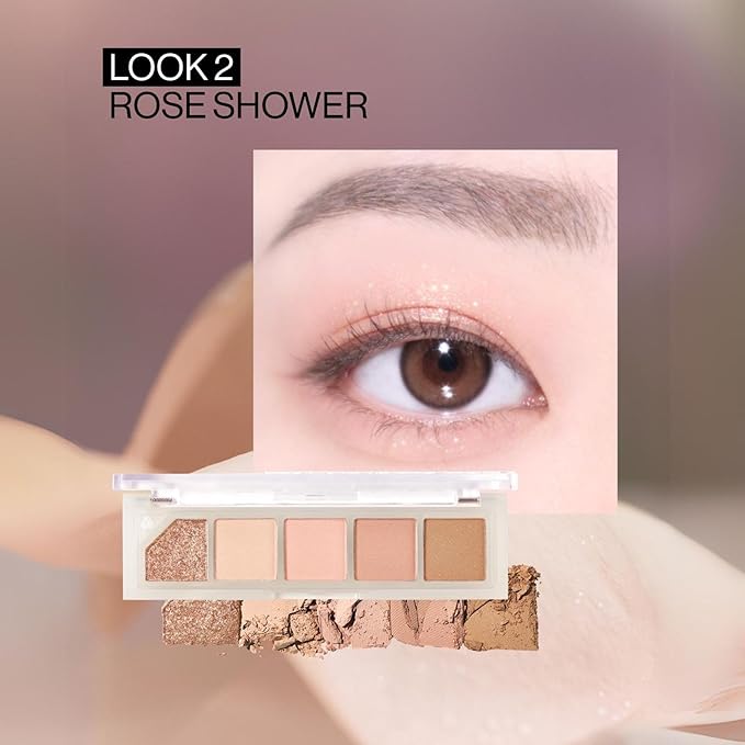 UNLEASHIA MOOD SHOWER EYE PALETTE NO.2 ROSE SHOWER 3.5G - Dolly Jolly LLC