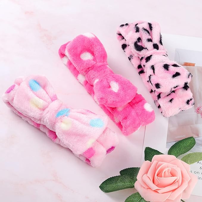 Bow Headbands Shower Spa Washing Face Hair Band
