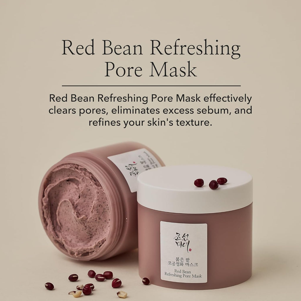 BEAUTY OF JOSEON - Red Bean Refreshing Pore Mask - 140ml - Dolly Jolly
