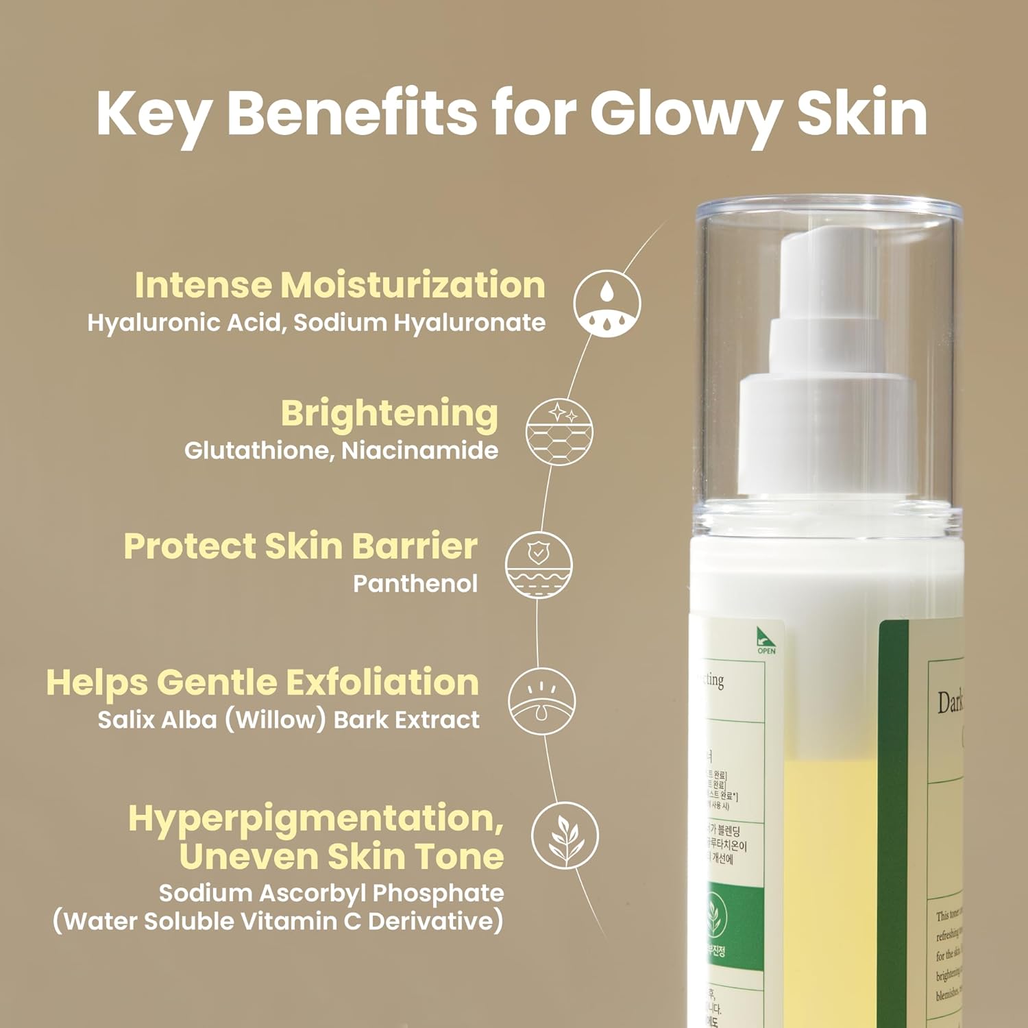 AXIS-Y - Dark Spot Correcting Glow Toner 125ml - Dolly Jolly