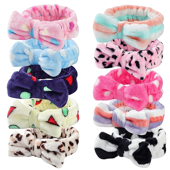 Bow Headbands Shower Spa Washing Face Hair Band