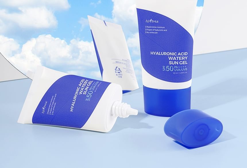 ISNTREE - Hyaluronic Acid Watery Sun Gel SPF 50 / PA++++ (50ml) - Dolly Jolly