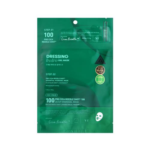 VT COSMETICS (1EA) PRO CICA REEDLE SHOT® 100 2STEP HYDROGEL MASK - Dolly Jolly